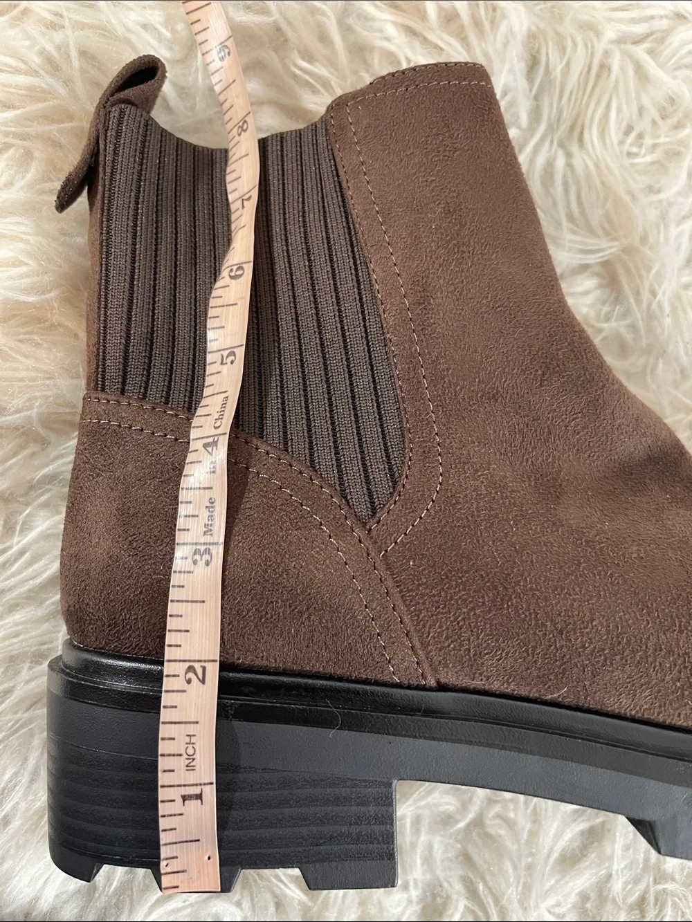 KENSIE Emily Chelsea Boot Dark Brown Round Toe Size 10 NEW